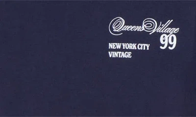 Pacsun Queens Village Graphic Baby Tee In Blue