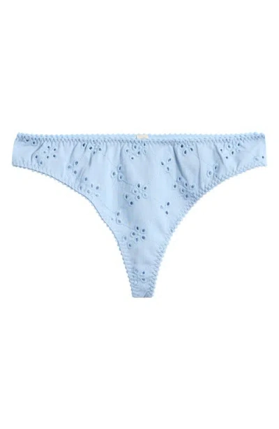 Free People Homegrown Thong In Blue