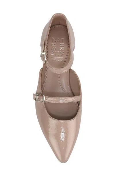 Naturalizer Harmony Ankle Strap Pointed Toe Flat In Multi