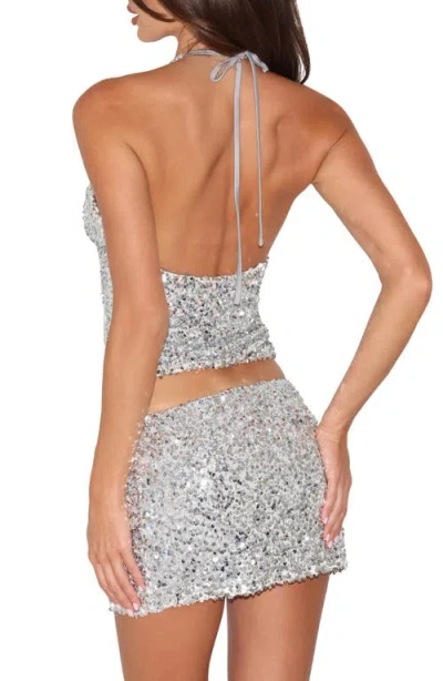 Tiger Mist Reilynn Top In Silver