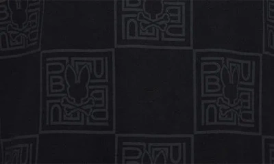 Psycho Bunny Kids' Gio Allover Logo Print Pima Cotton T-shirt In Black