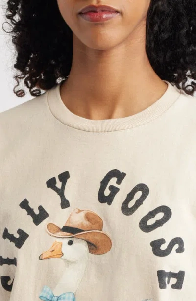 Junk Food Silly Goose Graphic T-shirt In Neutral