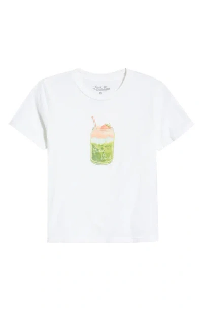 Junk Food Feelin Good Matcha Graphic T-shirt In Animal Print