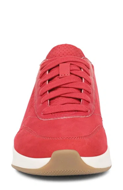 Vionic Uptown Nubuck Sneaker In Red