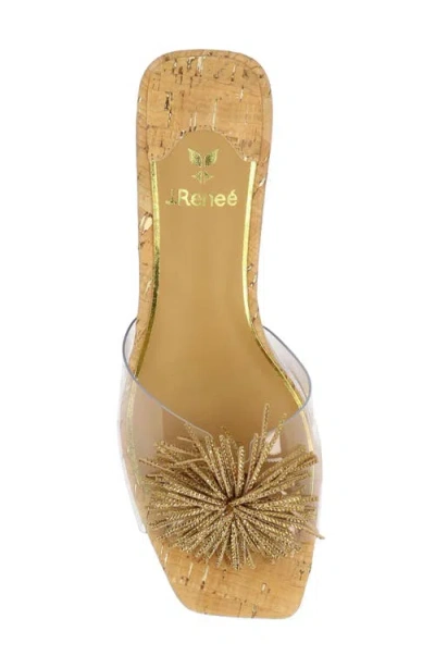 J. Reneé Ozara Slide Sandal In Animal Print