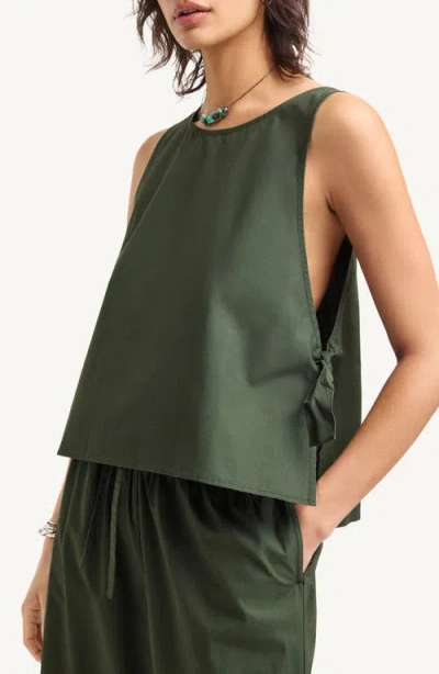 Vitamin A ® Parker Organic Cotton Tank Top In Green