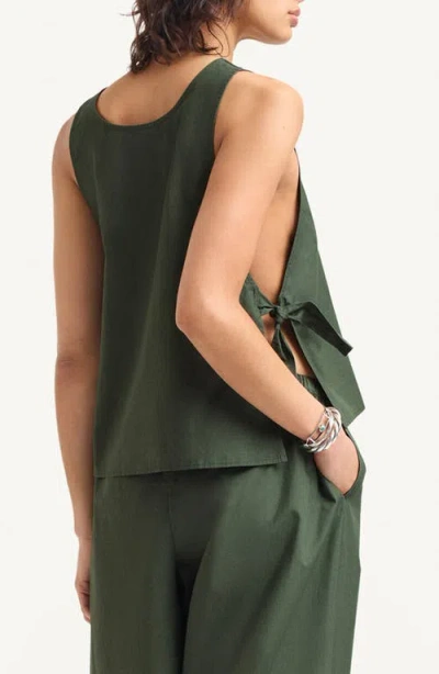 Vitamin A ® Parker Organic Cotton Tank Top In Green