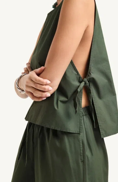 Vitamin A ® Parker Organic Cotton Tank Top In Green