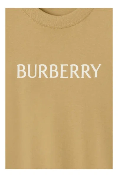 Burberry Logo Cotton T-shirt In Multi