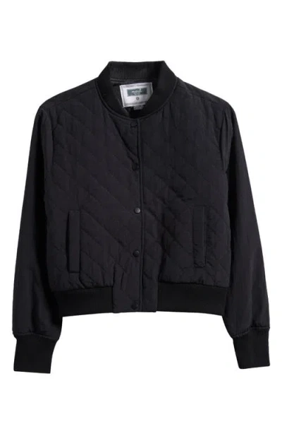 Marci Kids' Quilted Jacket In Black