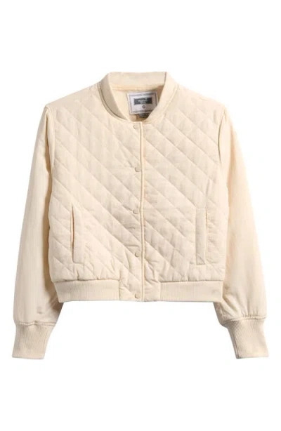 Marci Kids' Quilted Jacket In Neutral