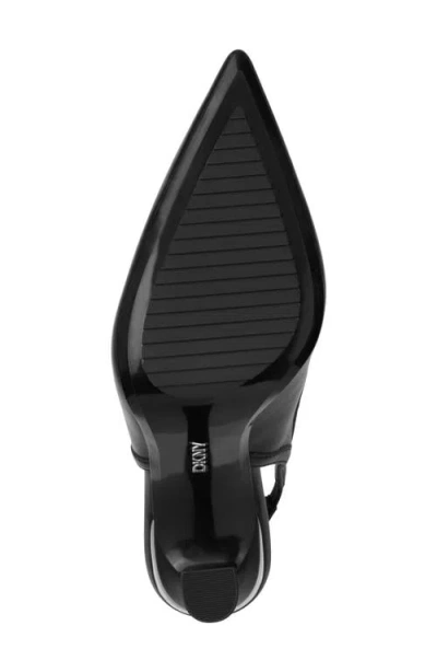 Dkny Cinette Slingback Pointed Toe Pump In Animal Print