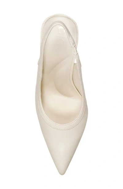 Dkny Cinette Slingback Pointed Toe Pump In White