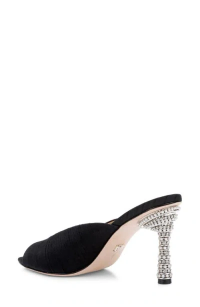 Badgley Mischka Oakdale Slide Sandal In Black
