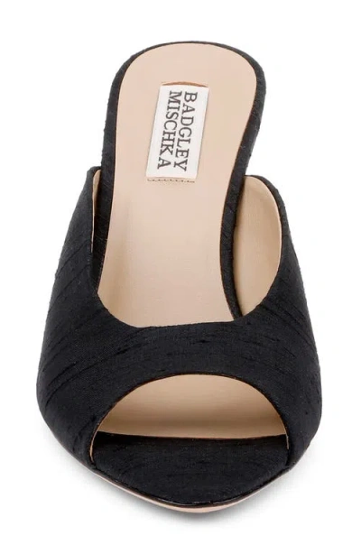 Badgley Mischka Oakdale Slide Sandal In Black