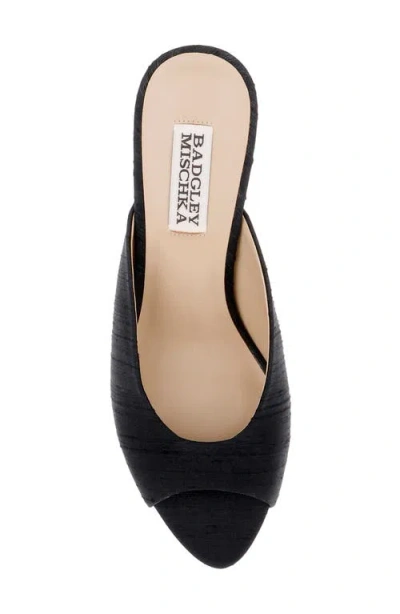Badgley Mischka Oakdale Slide Sandal In Black