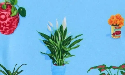 Seafolly Playa Bonita Ruffle Long Sleeve Upf 50+ Two-piece Rashguard & Reusable Swim Diaper Set In Blue