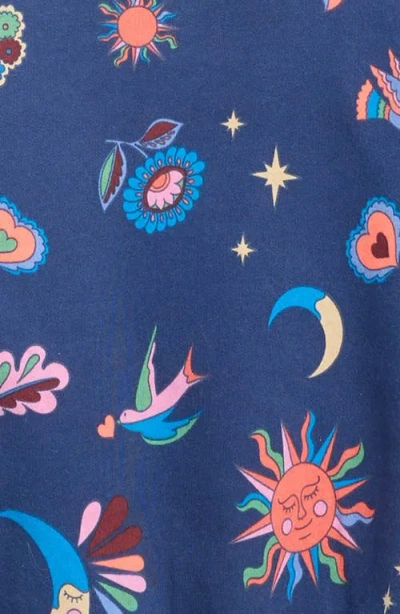 Mini Boden Kids' Relaxed Graphic Sweatshirt In Blue