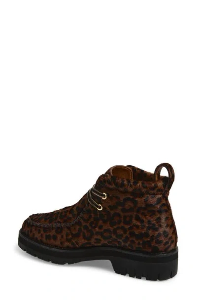 Rag & Bone Cameron Genuine Calf Hair Lace-up Boot In Animal Print
