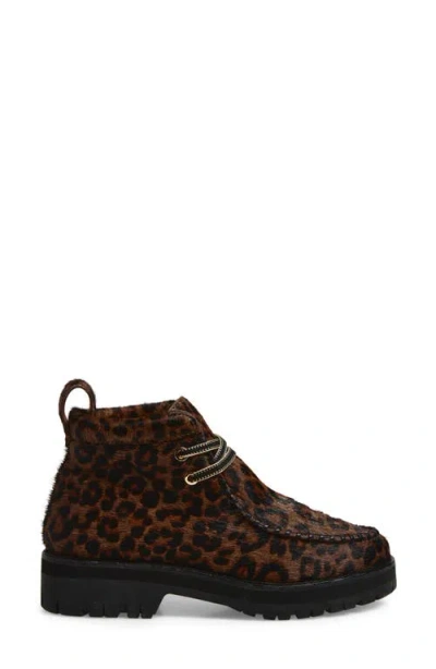 Rag & Bone Cameron Genuine Calf Hair Lace-up Boot In Animal Print