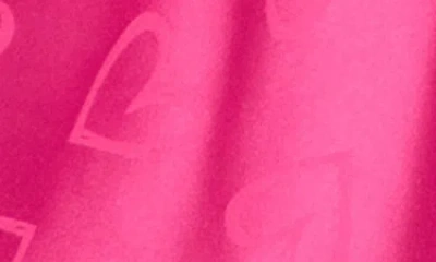 In Bloom By Jonquil Sasha Heart Print Satin Pajamas In Pink