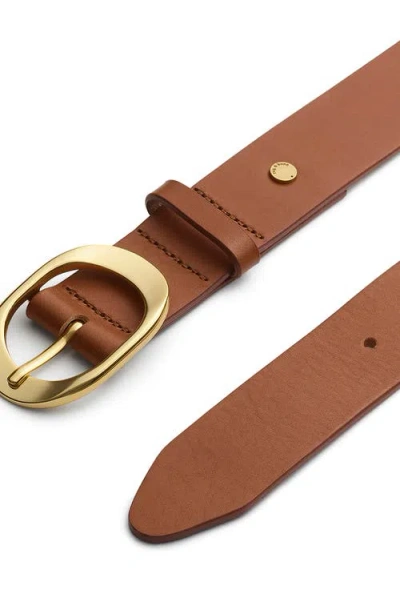 Rag & Bone Vera Leather Belt In Brown