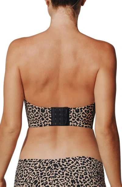 Thirdlove Zero Edge™ Strapless Underwire Bustier Bra In Animal Print