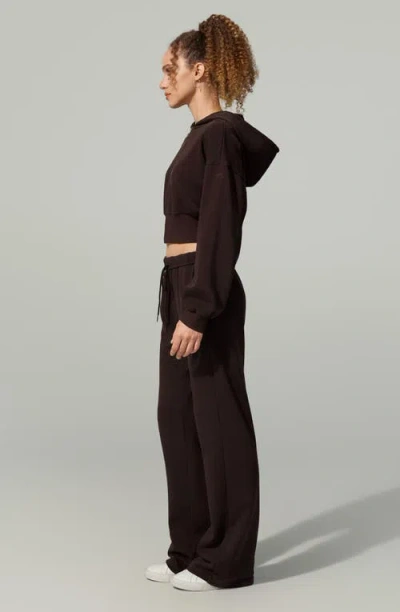 Lilysilk Seamflow Stride Sweatpants In Brown
