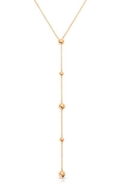 Ettika Pop The Bubbly Y-necklace In Gold