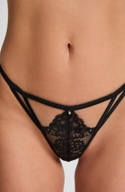 Hunkemoller Hunkemöller Anna Thong In Black