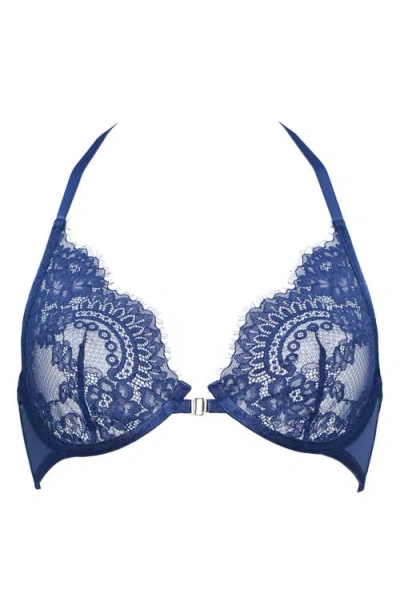 Hunkemoller Hunkemöller Mabel Underwire Lace Bra In Blue