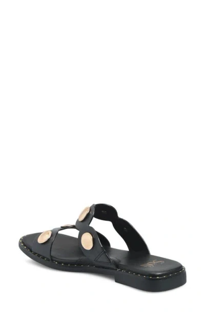 Söfft Ezra Slide Sandal In Black