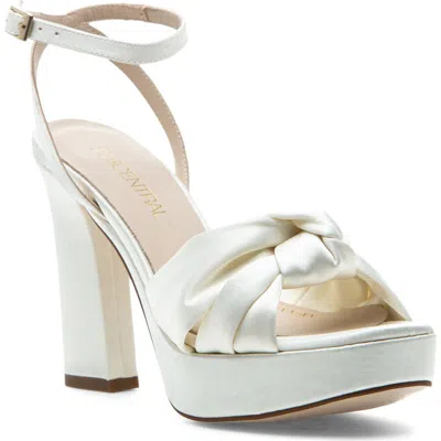 275 Central Miles Ankle Strap Platform Sandal In White