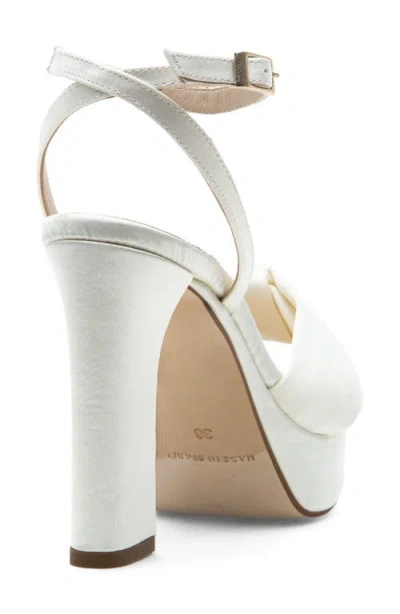 275 Central Miles Ankle Strap Platform Sandal In White