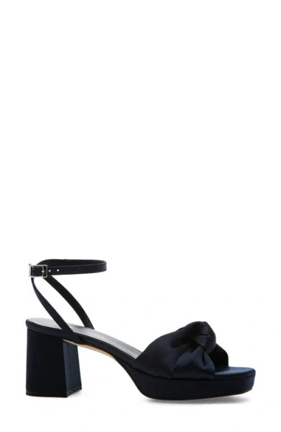 275 Central Malik Ankle Strap Platform Sandal In Blue