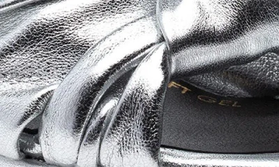 275 Central Miles Ankle Strap Platform Sandal In Silver