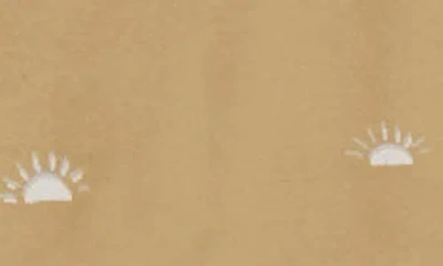 Quincy Mae Suns Print Knotted Hat In Brown