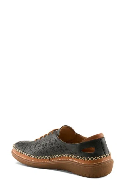 Spring Step Janell Laser Cut Sneaker In Multi