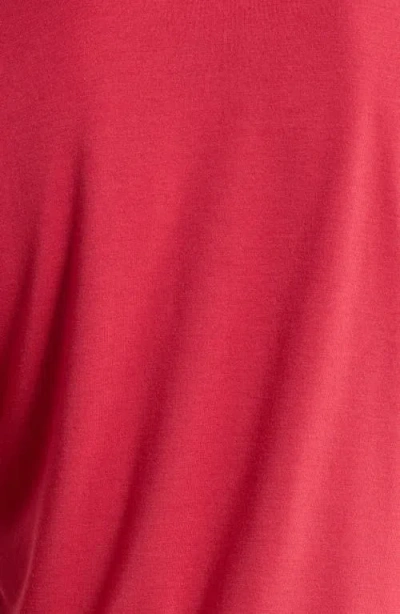 Natori Embroidered Jersey Pajamas In Red