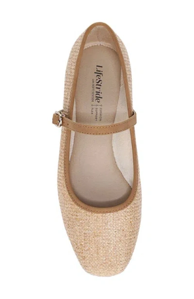 Lifestride Beloved Mary Jane Flat In Brown