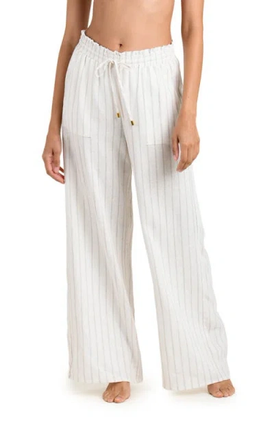 La Blanca Delphine Coast Wide Leg Cover-up Pants In Multi