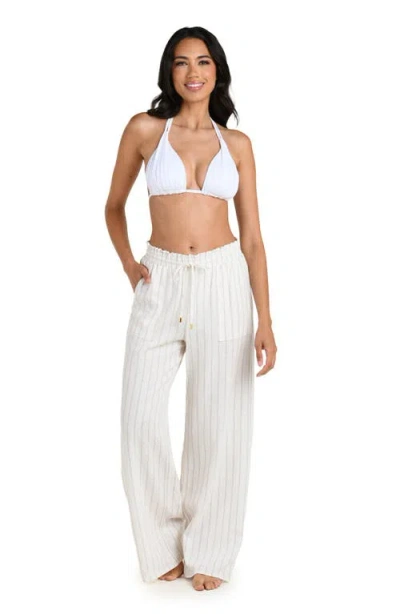 La Blanca Delphine Coast Wide Leg Cover-up Pants In Multi