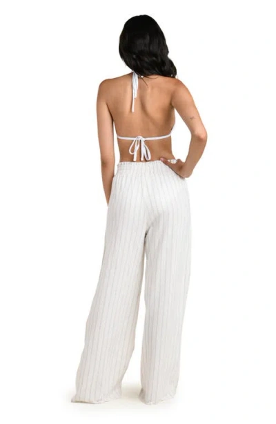 La Blanca Delphine Coast Wide Leg Cover-up Pants In Multi
