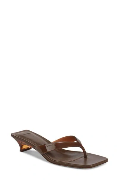 Vince San Juan Jelly Sandal In Brown