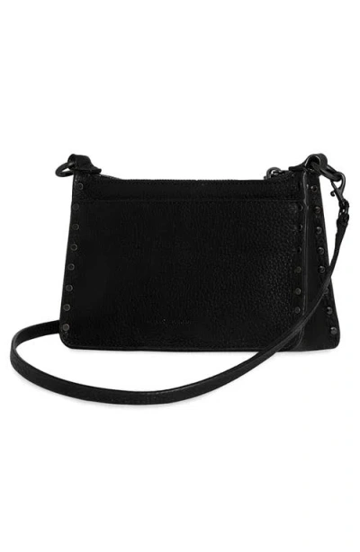 Rebecca Minkoff Mini Darren Leather Crosssbody Bag In Black