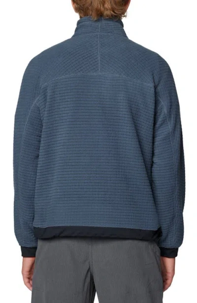 Mountain Hardwear Summit Grid Big Grid Half Zip Pullover In Blue