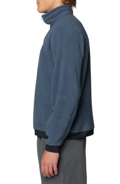 Mountain Hardwear Summit Grid Big Grid Half Zip Pullover In Blue