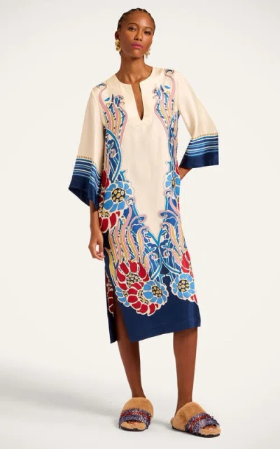 La Doublej The Kaftan Placée In Brown