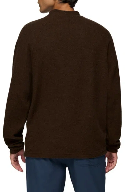 Prana Heritage Snug Bug Sweatshirt In Brown