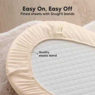 Keababies 2-pack Soothe Fitted Bassinet Sheets In Pink